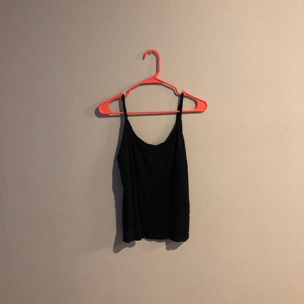 A spaghetti strap tank
